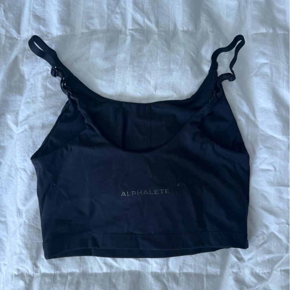 Alphalete Midnight Black Activewear Top